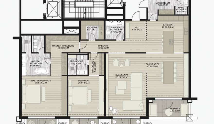 Plans Raffles Residences & Penthouses