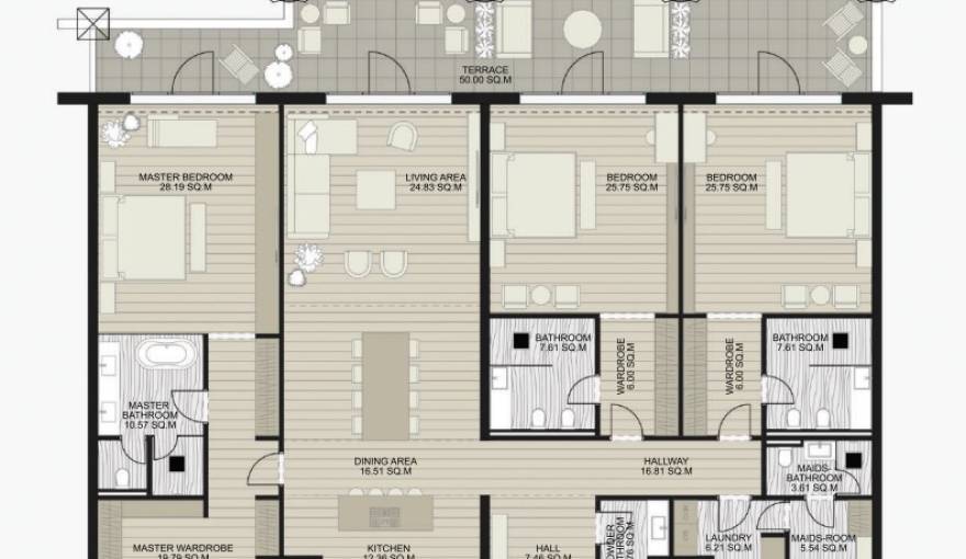 Plans Raffles Residences & Penthouses