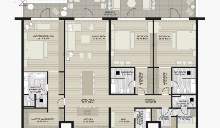 Plans Raffles Residences & Penthouses