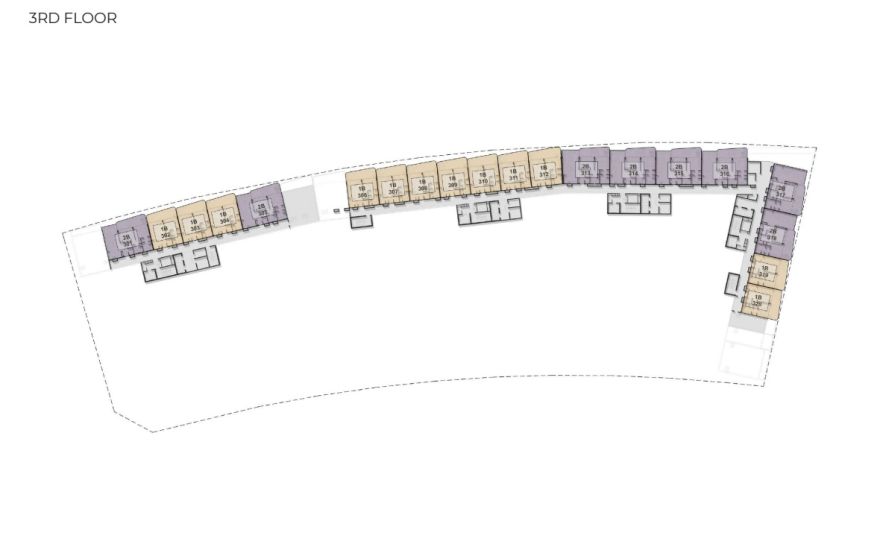 Site plan – Hilton Residences Al Raha