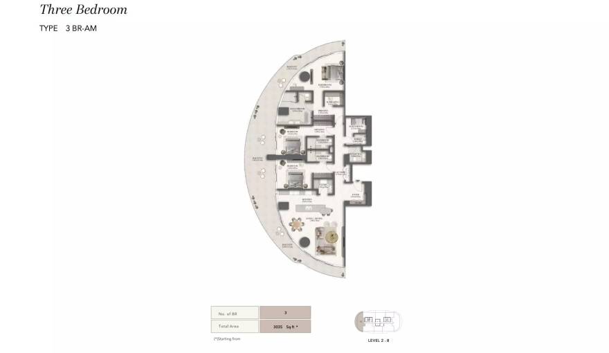 Plans Jumeirah Residences