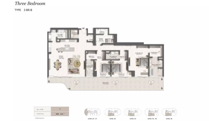 Plans Jumeirah Residences