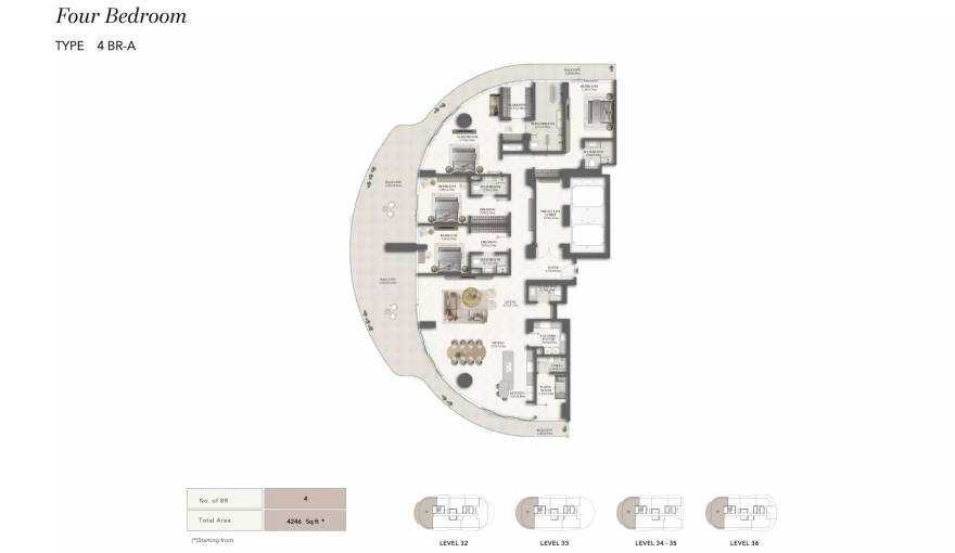 Plans Jumeirah Residences