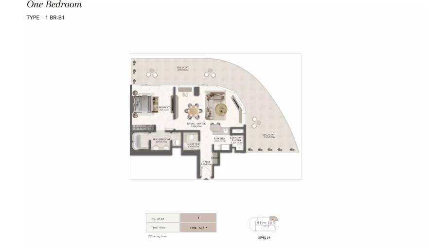 Plans Jumeirah Residences