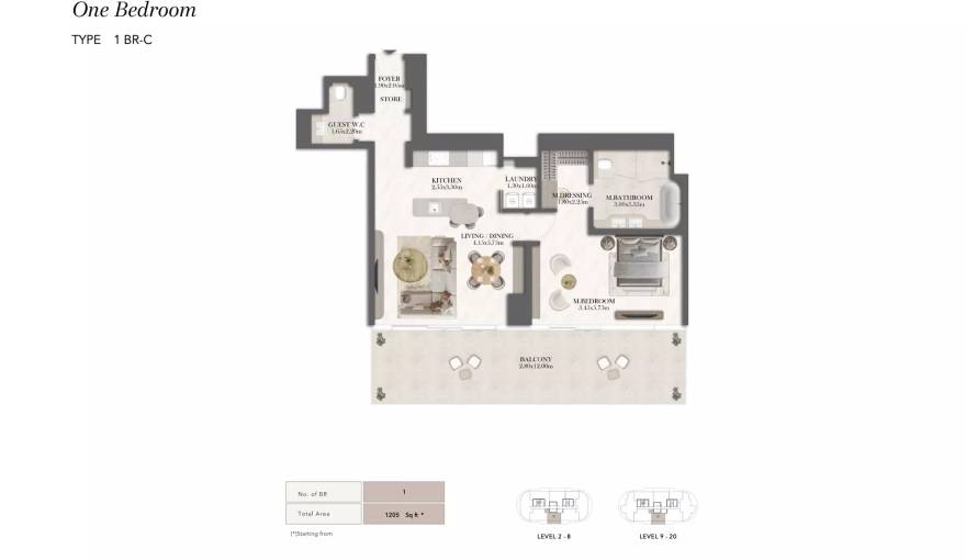 Plans Jumeirah Residences