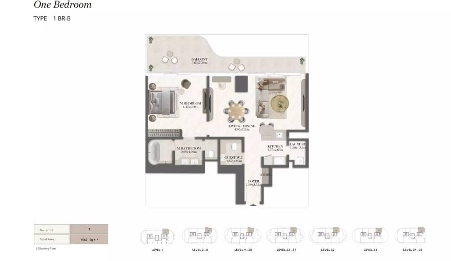 Plans Jumeirah Residences