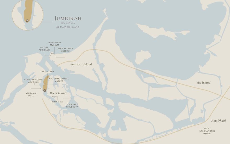 Site plan – Jumeirah Residences