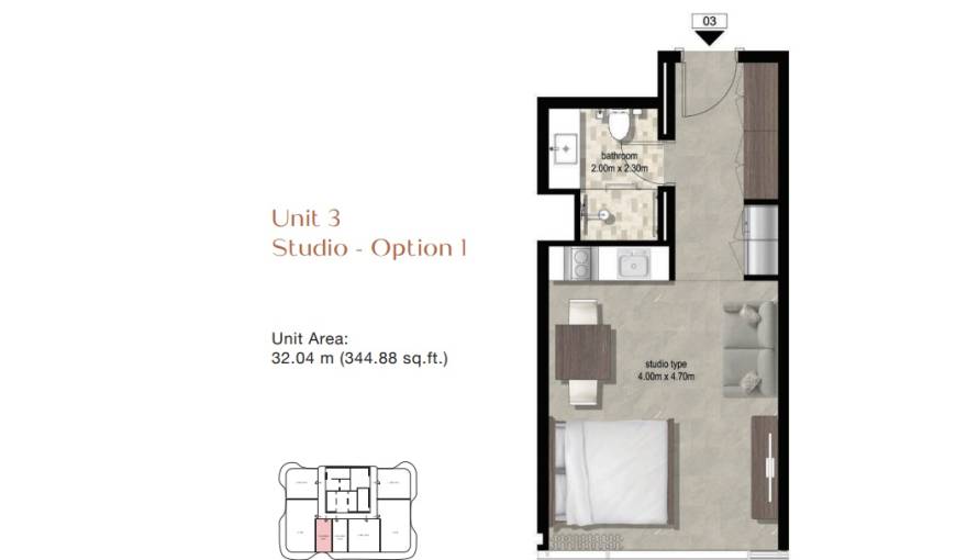 Plans Azha Millennium Residences