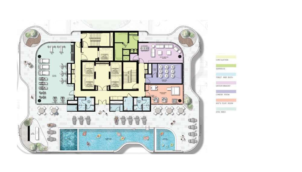 General plan – Azha Millennium Residences#3