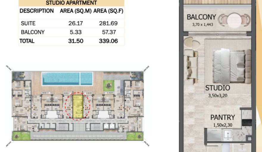 Plans Lusin Residences