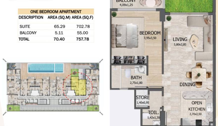 Plans Lusin Residences