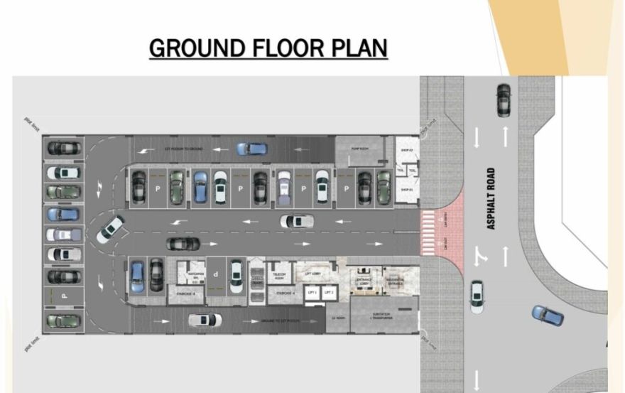 Site plan – Lusin Residences