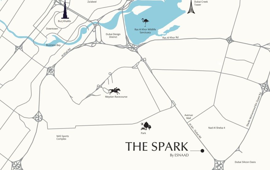 Site plan – The Spark By Esnaad