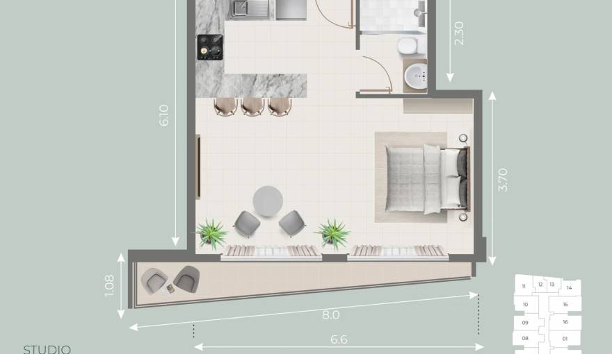 Plans Galleria Residences