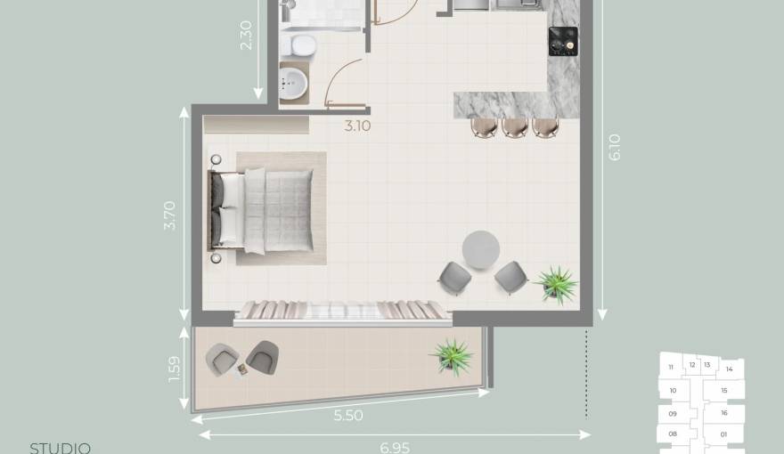 Plans Galleria Residences