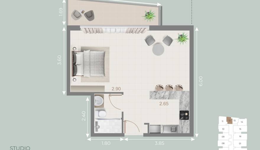 Plans Galleria Residences