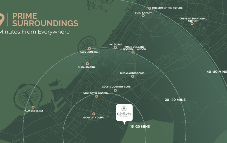 Site plan – Galleria Residences
