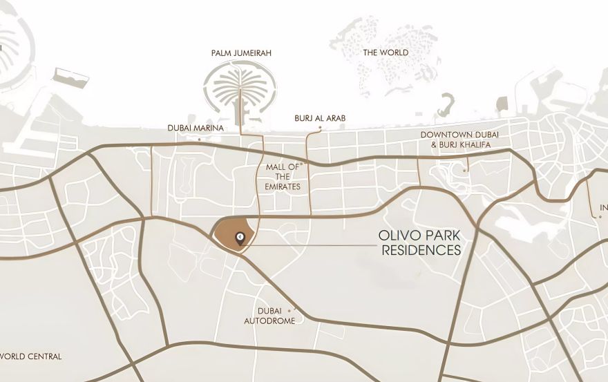 Site plan – Olivo Park Residence