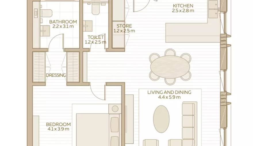 Plans Al Waha Residences 2