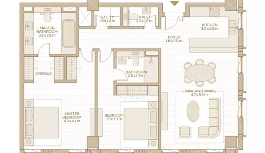 Plans Al Waha Residences 2
