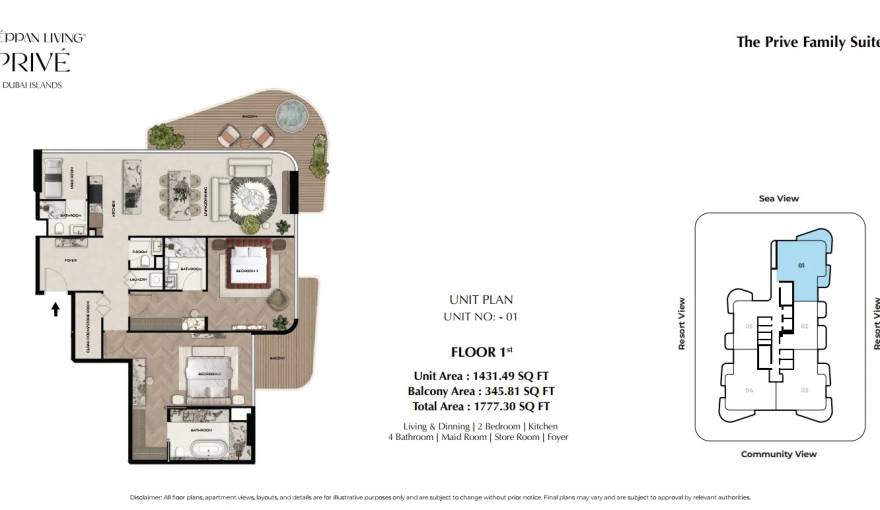 Plans Treppan Living Prive