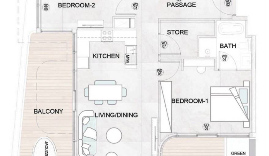 Plans Treppan Serenique Residences