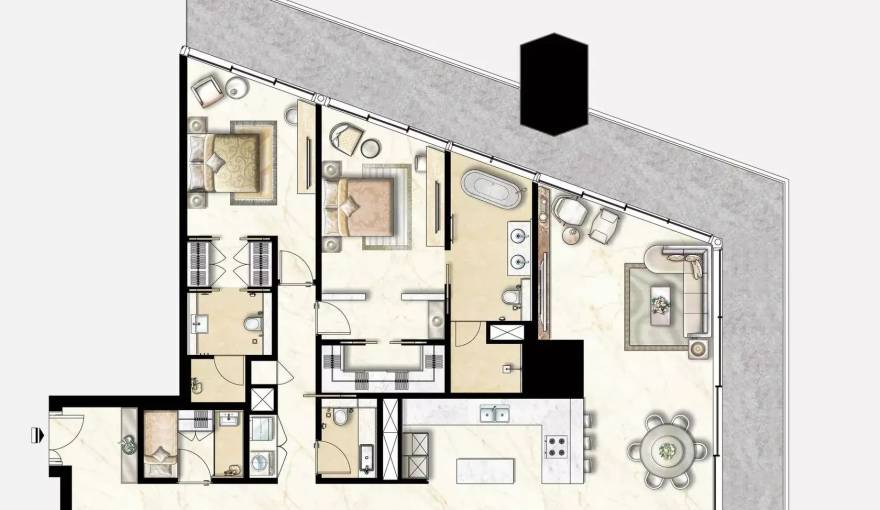 Plans Maryah Plaza