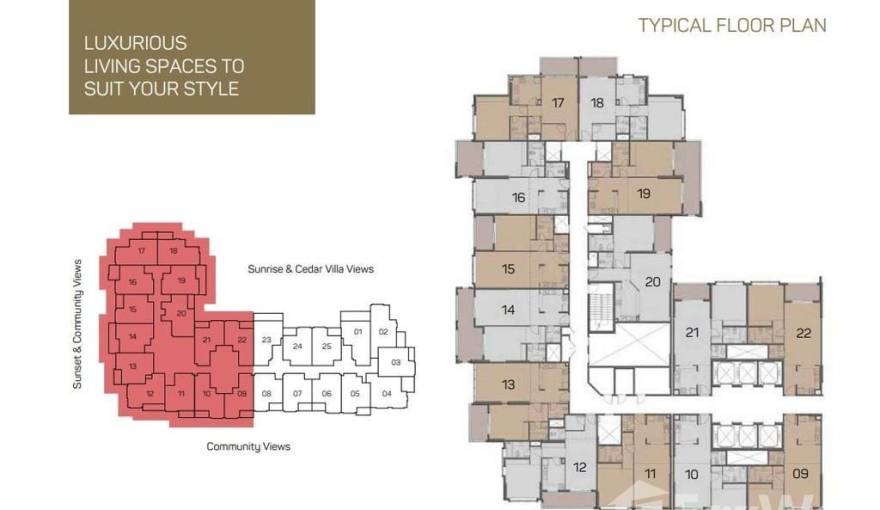 Plans Topaz Premium Residences