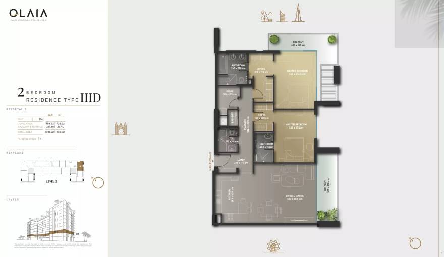 Plans Olaia Residences