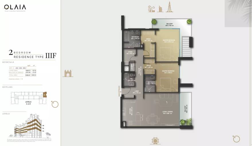 Plans Olaia Residences