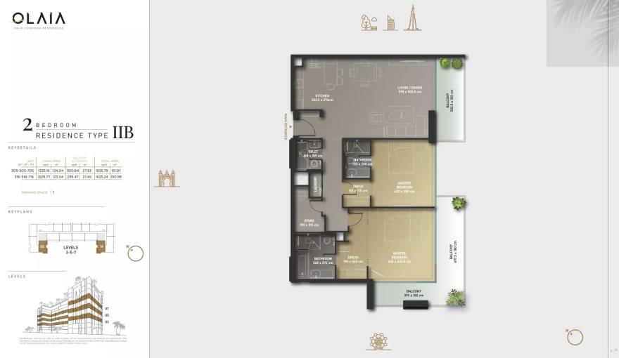 Plans Olaia Residences
