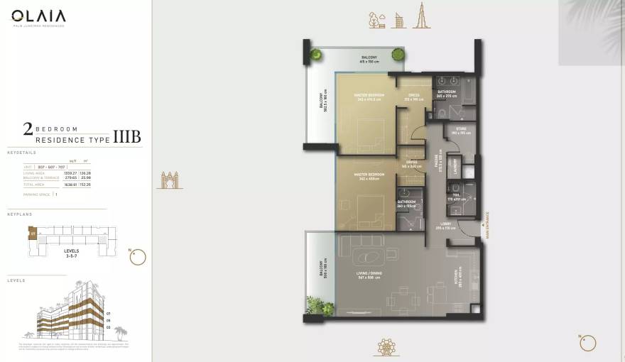 Plans Olaia Residences