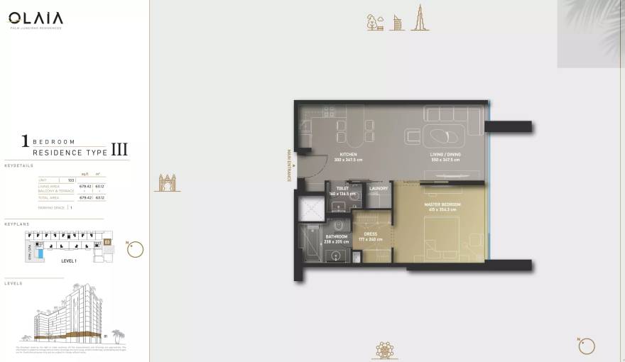 Plans Olaia Residences