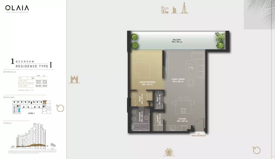 Plans Olaia Residences
