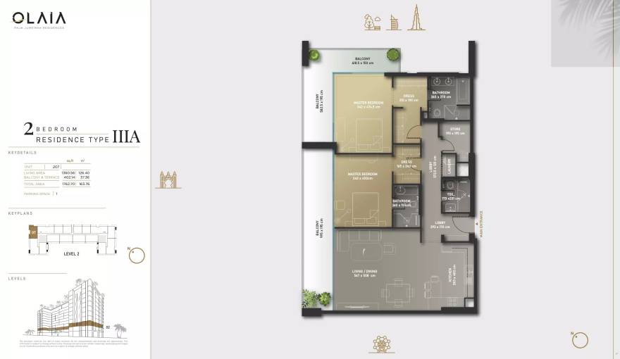 Plans Olaia Residences