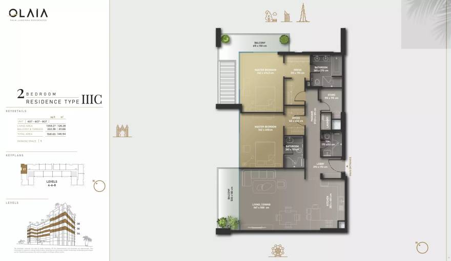 Plans Olaia Residences