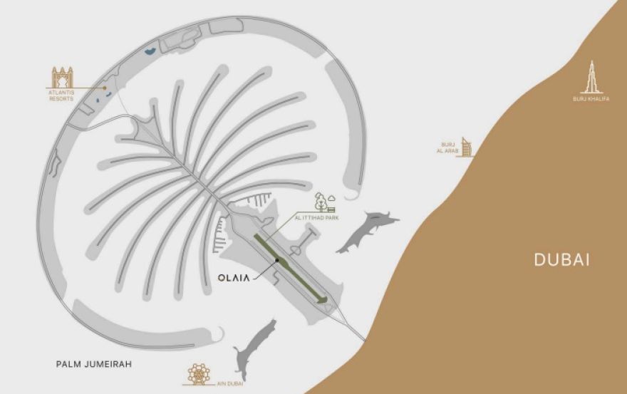 Site plan – Olaia Residences