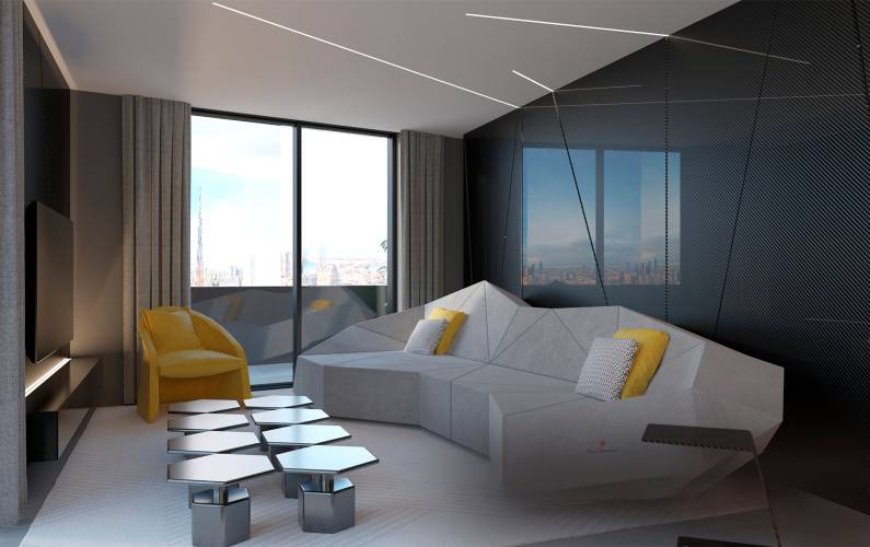 Interior design – Tonino Lamborghini Residences