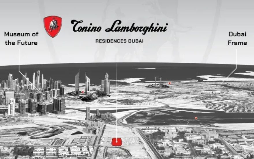Site plan – Tonino Lamborghini Residences