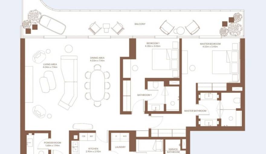 Plans Dubai Harbour Residences