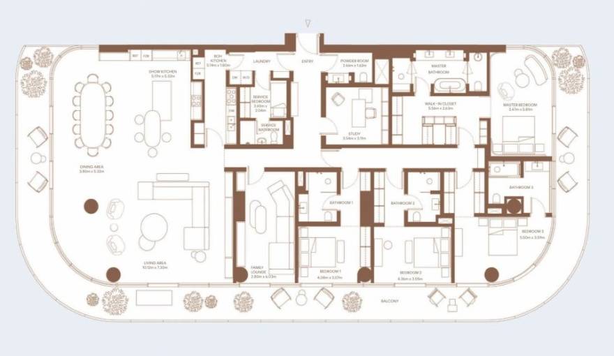Plans Dubai Harbour Residences