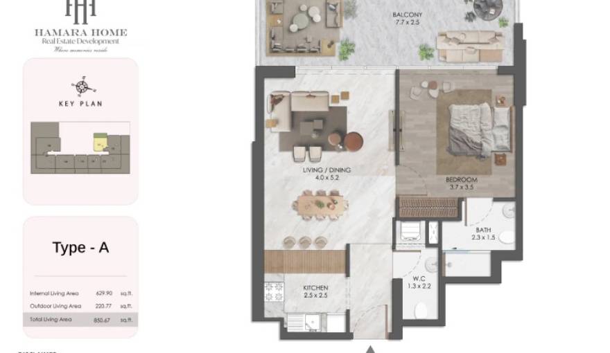Plans Almaara Residences