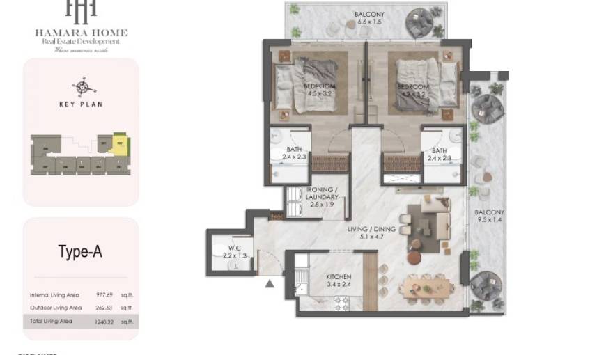 Plans Almaara Residences
