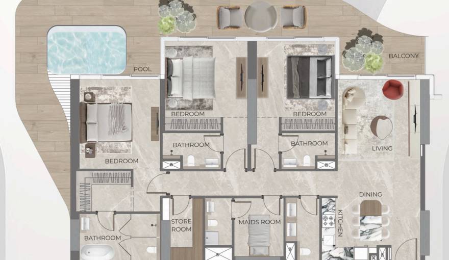 Plans Beverly Grande