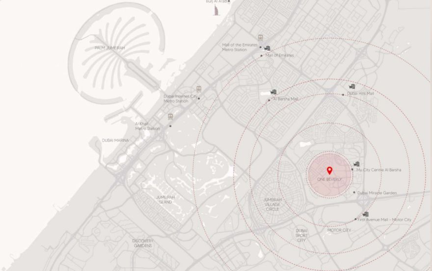 Site plan – One Beverly