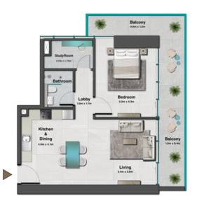 Plans Sky Hills Residences 3 #5