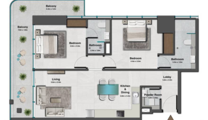 Plans Sky Hills Residences 3