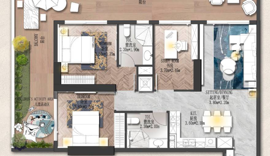 Plans Forest City 2