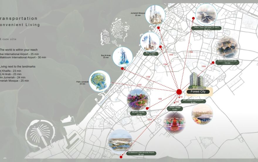 Site plan – Forest City Tower