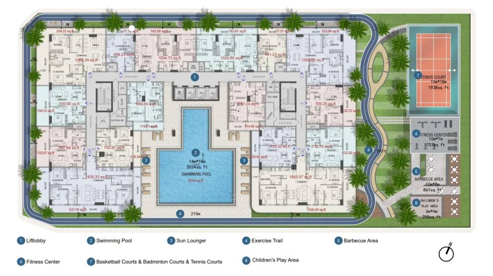 General plan – Forest City Tower#1